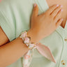 First Class Chic Scarf Cuff Bracelet in Pink Image - 1