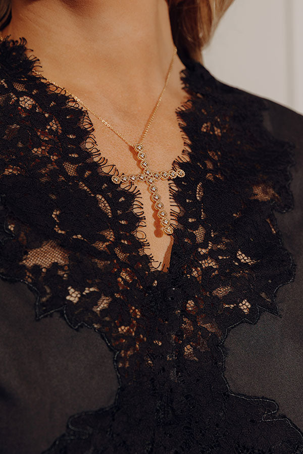 Graceful Moment Cubic Zirconia Necklace Image - 2