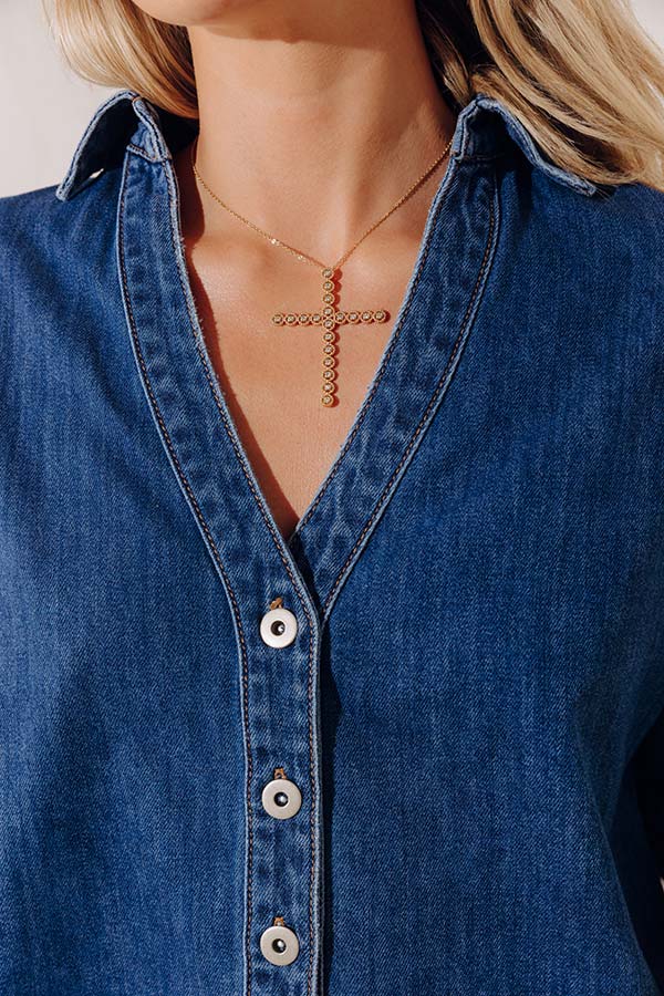 Graceful Moment Cubic Zirconia Necklace Image - 1