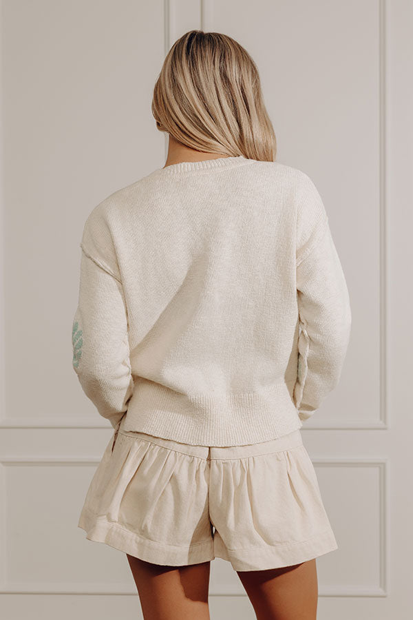 Seashell Chic Knit Sweater Image - 4