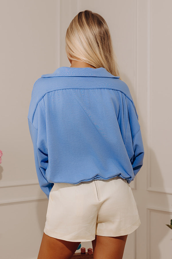 Cool Energy Sweatshirt in Blue Image - 5