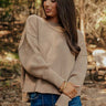 Casual Cutie Knit Sweater in Light Mocha Image - 1