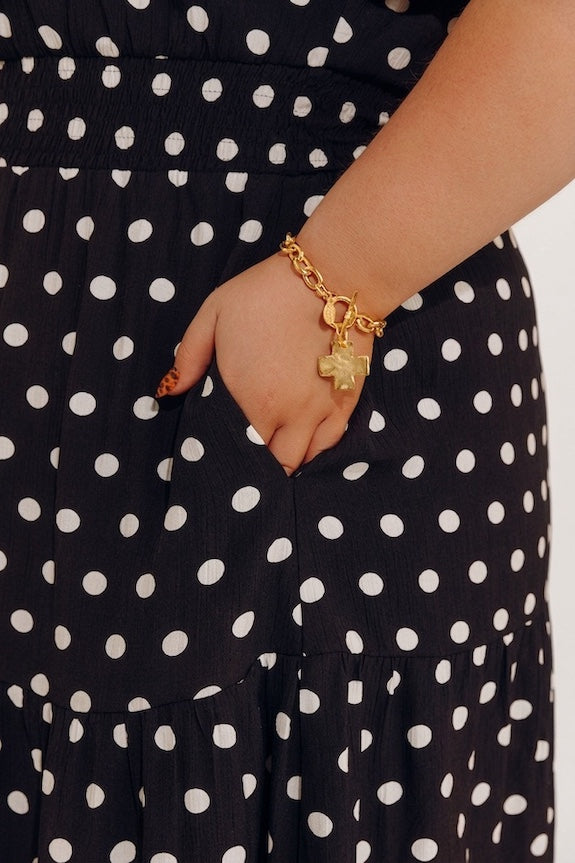 Susan Shaw Cross Toggle Bracelet Image - 1