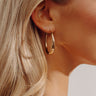 Penthouse Chic Hoop Earrings Image - 1