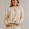Soft Blooms French Terry Knit Sweatshirt Image - 1