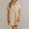 Summer in Stripes Seersucker Mini Dress in Yellow Image - 1