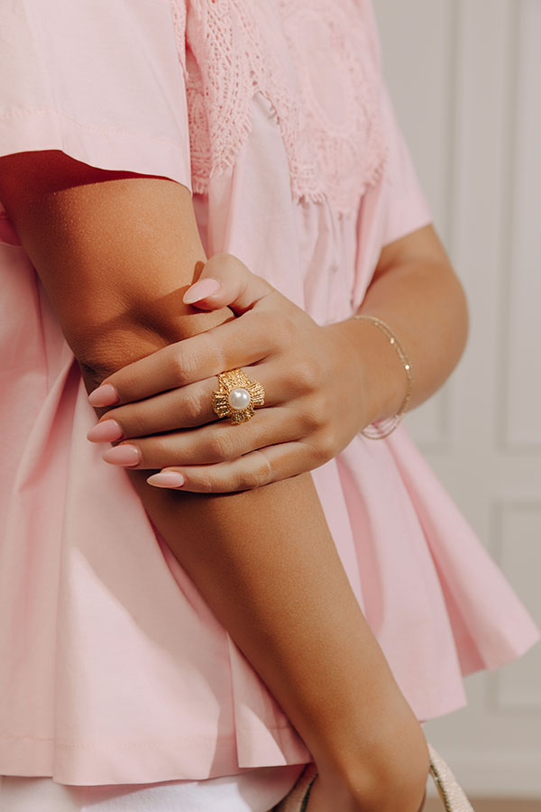 Susan Shaw Vintage Cross Cab Adjustable Ring Image - 1