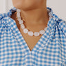 Sweet Statement Necklace in White Image - 1