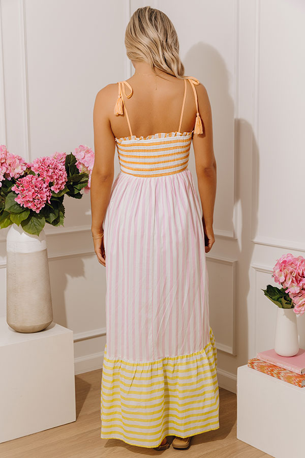 Sorbet Smiles Stripe Maxi Dress Image - 4