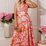 Petals and Plans Floral Midi Dress Image - 1
