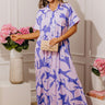 Lavender Fields Floral Maxi Dress Image - 1