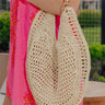 Camden Straw Woven Hobo Bag in Natural Image - 1