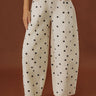 Spotted Around Town High Waist Barrel Leg Jean in Black Image - 1