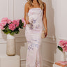 Pretty As A Peony Floral Maxi Dress Image - 1