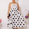 Spot On Poplin Midi Dress Curves Image - 1