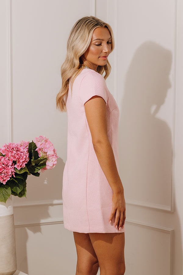 Chic Staple Jewel Embellished Woven Mini Dress Image - 2