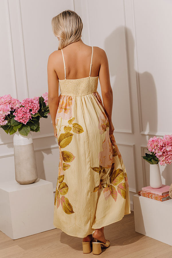 Garden Gathering Floral Maxi Dress Image - 4