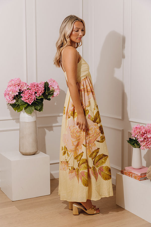 Garden Gathering Floral Maxi Dress Image - 3