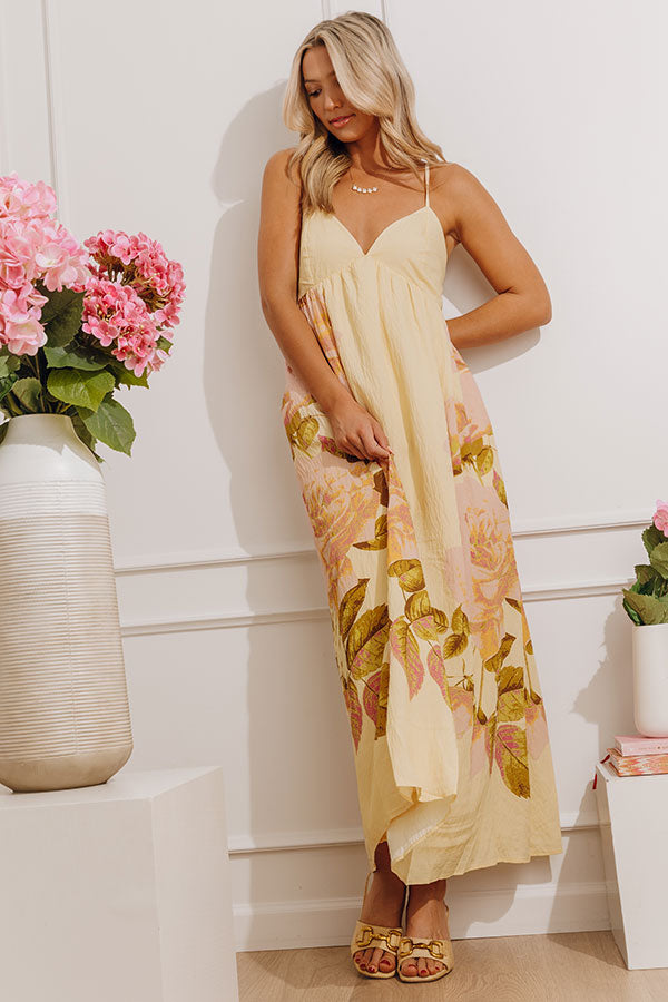 Garden Gathering Floral Maxi Dress Image - 1