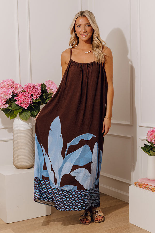 Sweet On Vacation Floral Maxi Dress Image - 2