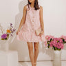Grace In Bloom Floral Jacquard Mini Dress Image - 1