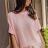 Easygoing Charm Knit Top in Pink Image - 1