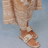 Yummy Faux Leather Sandal in Ivory Image - 1