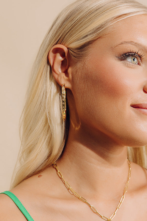 Melinda Maria Ashley Reversible 2 inch Hoop Earrings Image - 1