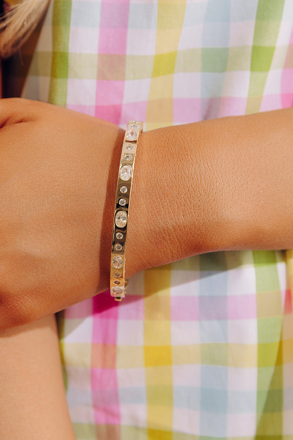 Melinda Maria Ashley Sunset Lock 6mm Cuff Bracelet Image - 1