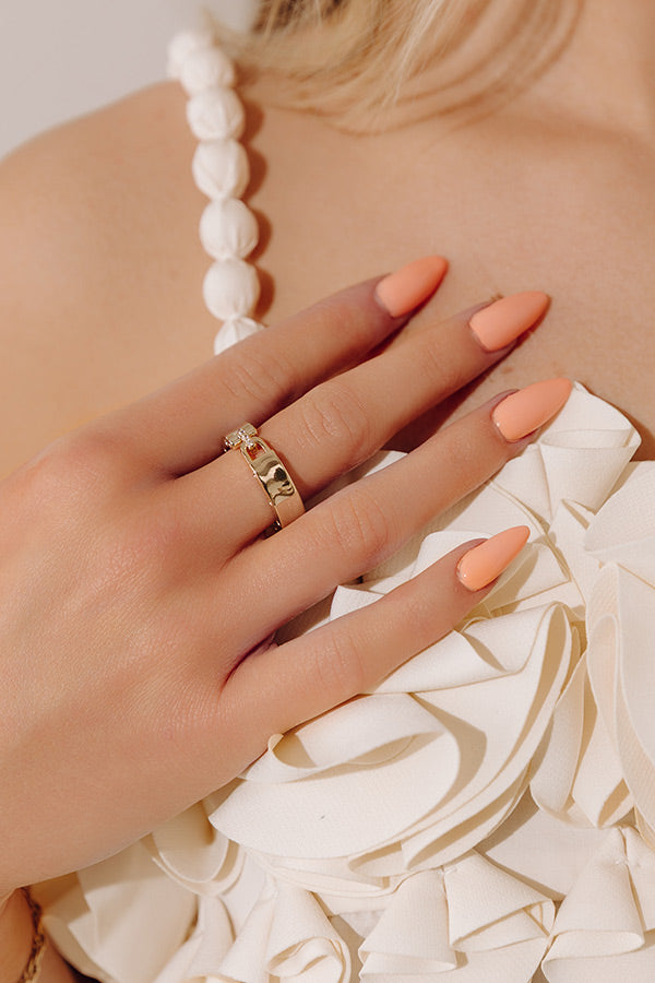 Melinda Maria Ashley Smooth Lock Ring Image - 1