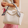 Manhattan Views Faux Leather Purse in White Image - 1