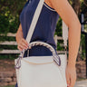 Manhattan Views Faux Leather Purse in White Image - 1