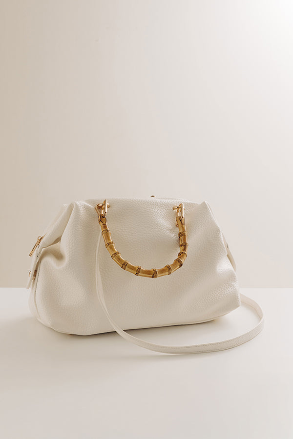 Classic Moment Faux Leather Tote