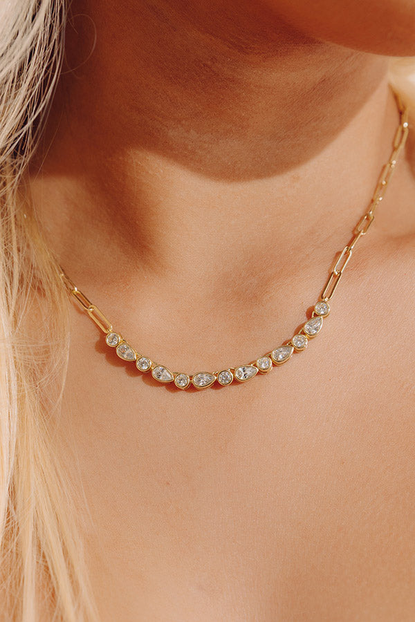 Melinda Maria Isla Samantha Tennis Necklace Image - 1