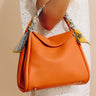 Manhattan Views Faux Leather Purse in Orange Image - 1