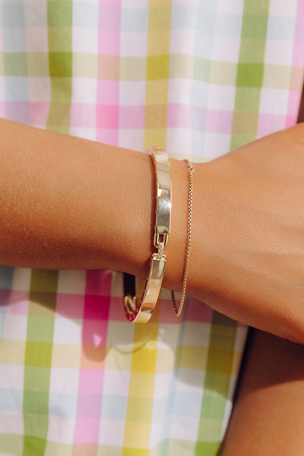 Melinda Maria Ashley Lock 6mm Cuff Bracelet Image - 1