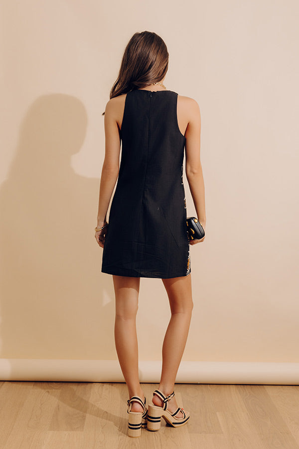 Floral Affair Embroidered Mini Dress Image - 3