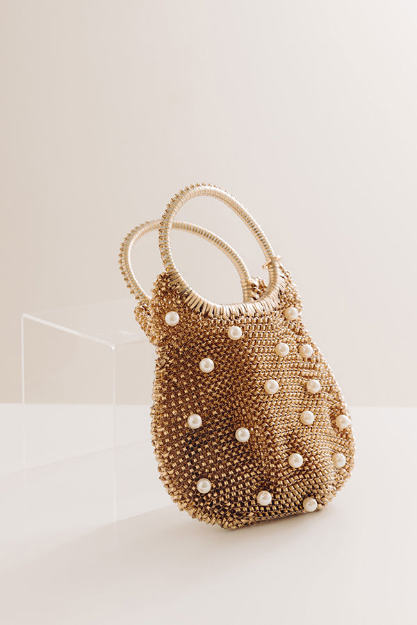 Travel, Lightly Pearl Embellished Jelly Purse Image - 2