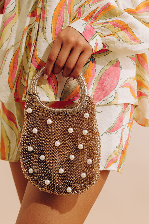 Travel, Lightly Pearl Embellished Jelly Purse Image - 3