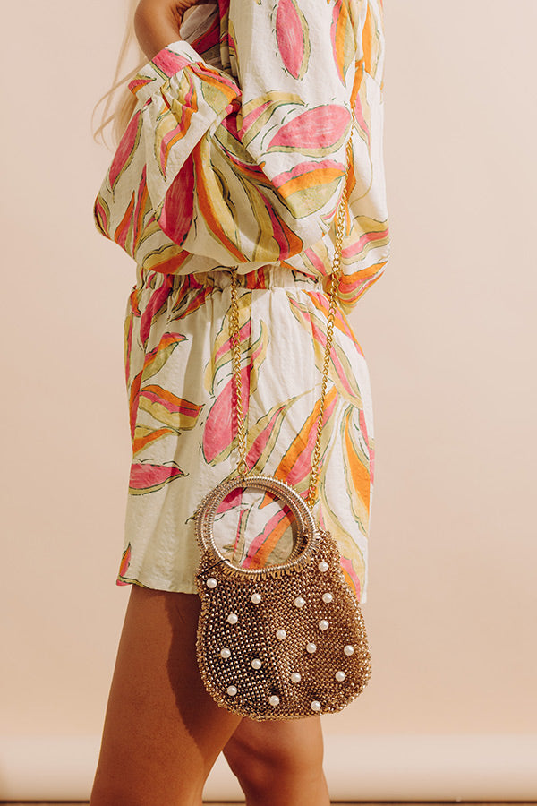 Travel, Lightly Pearl Embellished Jelly Purse Image - 4