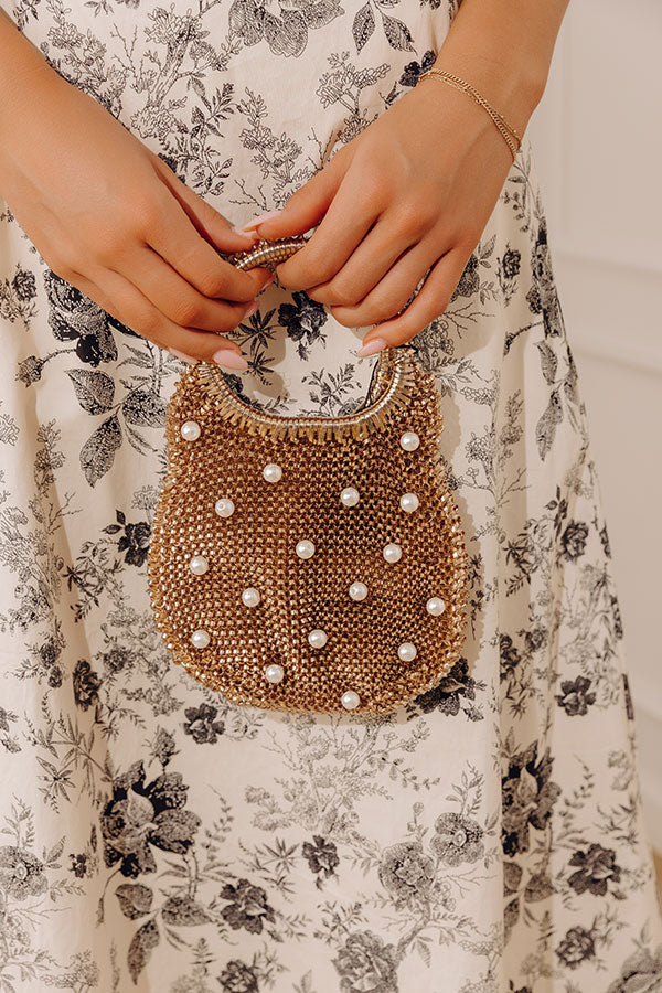 Travel, Lightly Pearl Embellished Jelly Purse Image - 1