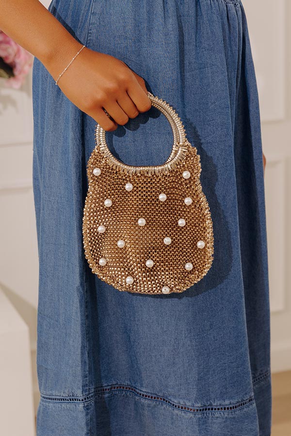 Travel, Lightly Pearl Embellished Jelly Purse Image - 1