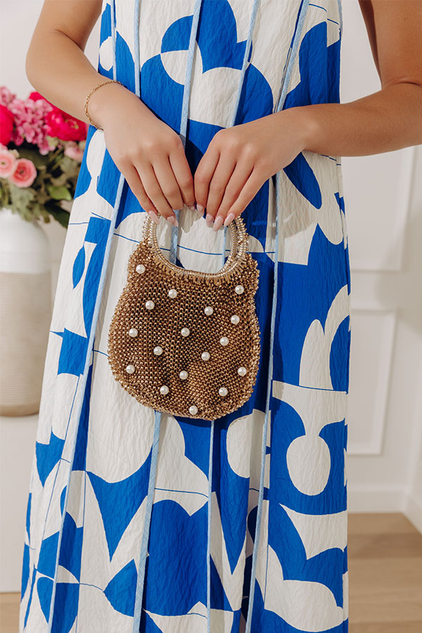 Travel, Lightly Pearl Embellished Jelly Purse