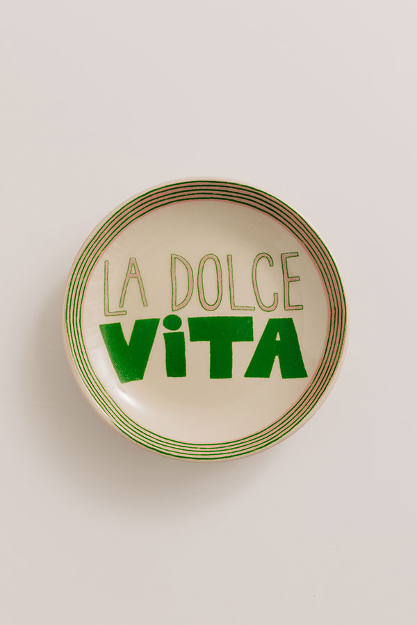 The Sweet Life Stoneware Mini Plate Set Image - 4