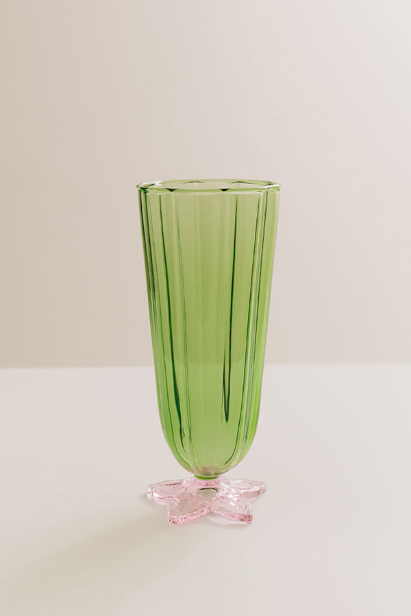 Flower Party Fluted Champagne Flute Image - 2