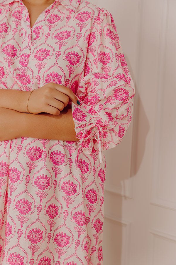 Happy Petals Floral Mini Dress Curves Image - 5