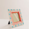Cherished Moments Stoneware Mini Photo Frame in Blue Image - 1