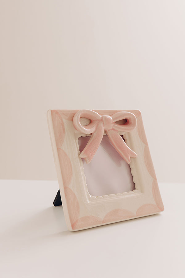 Coquette Charm Stoneware Mini Photo Frame Image - 1