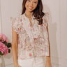High Society Florals Embroidered Top Image - 1