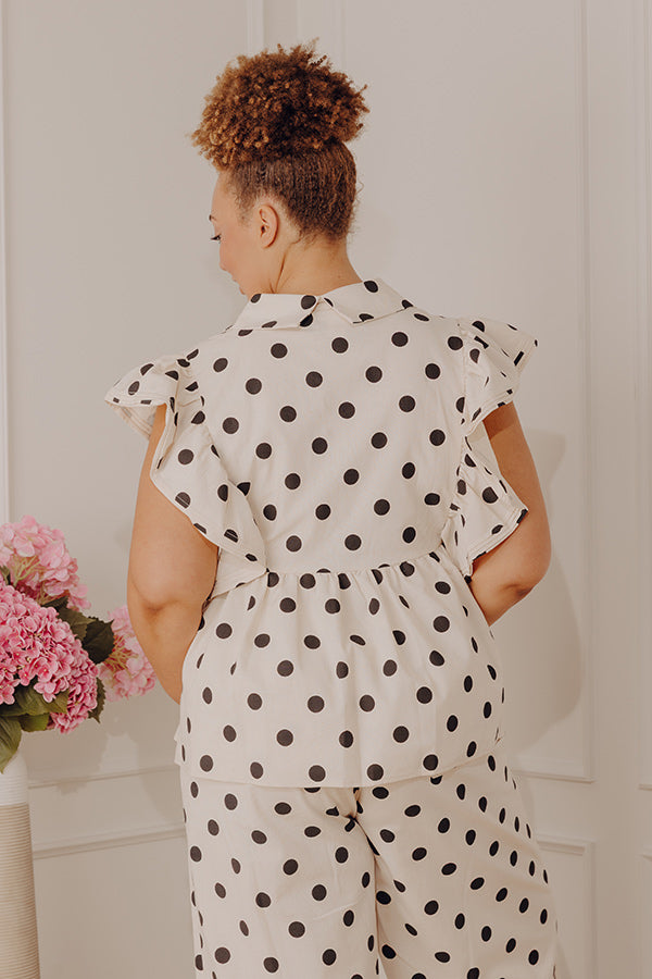 Chic Spotlight Peplum Top Curves Image - 2